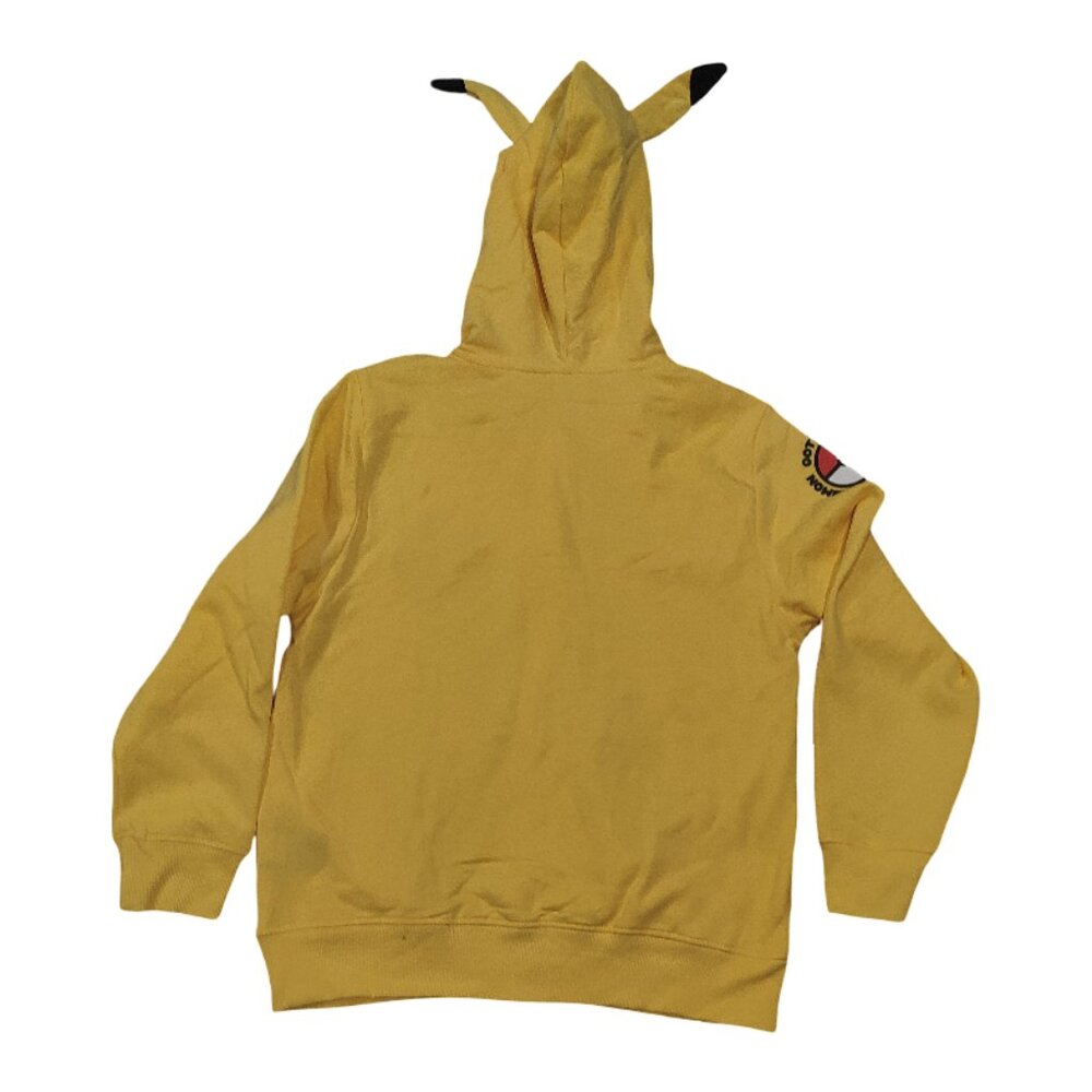 Pokemon Pikachu Hoodie Sweatshirt Yellow New with Tags NWT Size XS/S/L - Picture 2 of 15